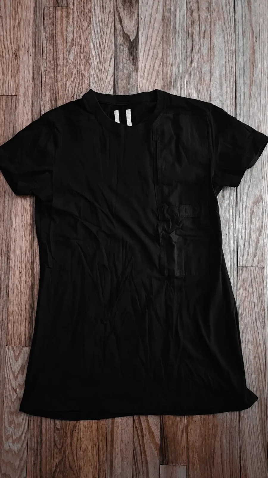 Rick Owens — Rick Owens Mastodon Velcro Dual Pocket Panel T-Shirt — streetwear — resale