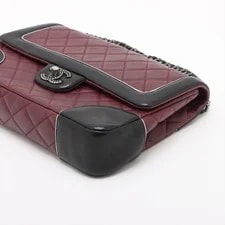 Chanel Matelasse Single Flap Double Chain X 3