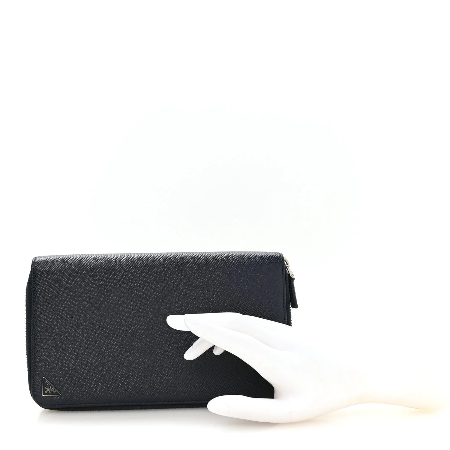 Metal Zip Around Travel Wallet 2