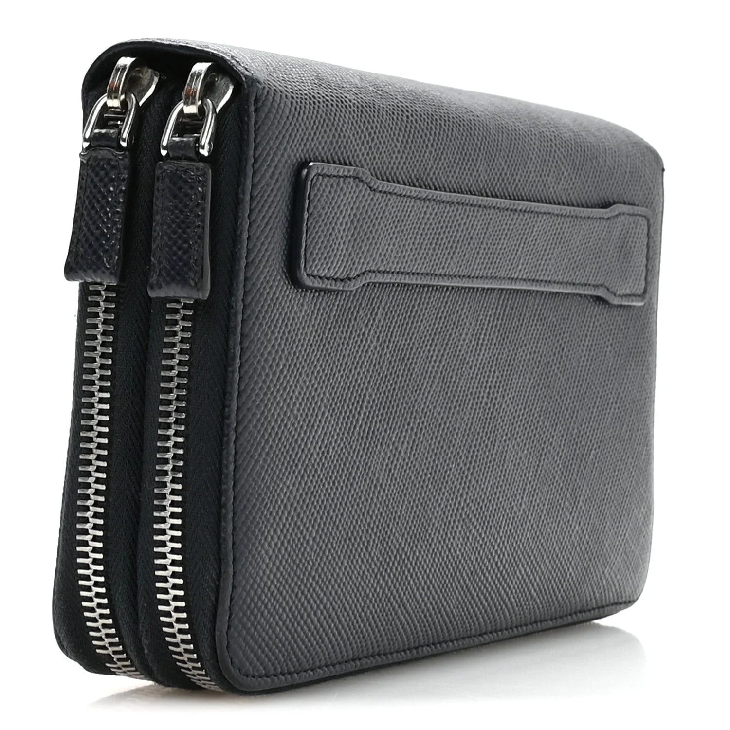 Metal Zip Around Travel Wallet 3