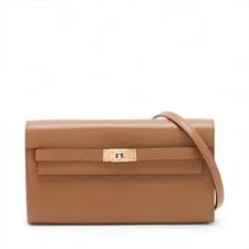 Hermès — Hermès Kelly Wallet Long Shamukira Dore Electrum K: — Handbag — resale