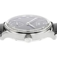 IWC Portugieser IW510202 43mm SS Black Dial Hand-Wind Date Small Seconds #C161 3