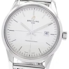 Breitling — Breitling A10360 Transocean Date Automatic Silver Stainless Steel — Watch — resale