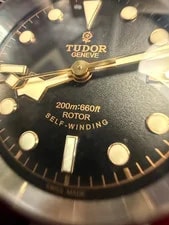 Tudor (79220R) Black Bay Smiley 2013 Box, Card Leather & Nato Straps. 2