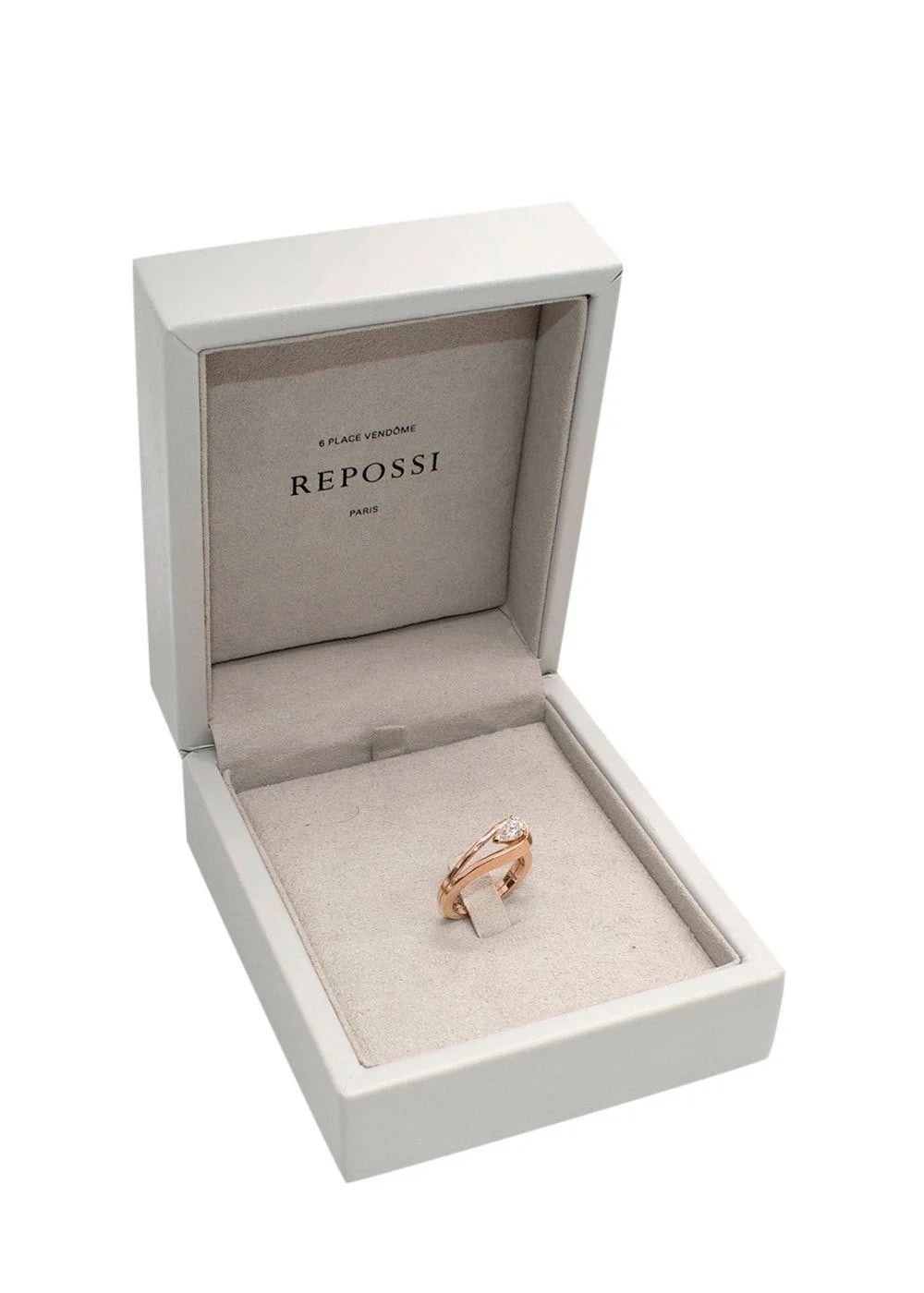Repossi Serti Rink Inversé Pear Cut Size 53 3