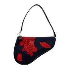 Dior — Dior Saddle & Flower Embroidery — Handbag — resale