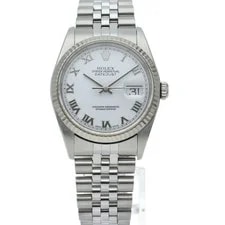 Rolex Datejust 16234(Y) K18WG/Stainless Steel mensWatch White 2
