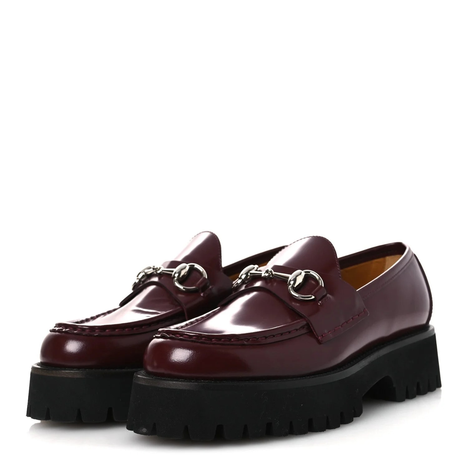 Cordovan Lux Horsebit 45mm Platform 36.5 4