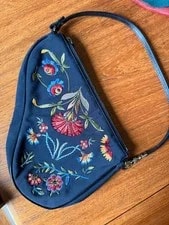 Christian Dior 2002 Floral Embroidered Mini Saddle 3
