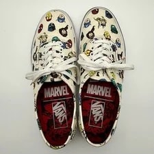 Vans X Marvel Heads Avenger VN0A38EMRNU 8 Comic Superhero Shoe 4