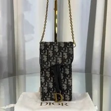 Dior — Dior Saddle Vertical Crossbody With Dust — Handbag — resale