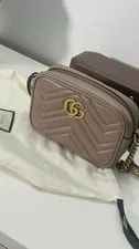 Gucci — Gucci GG Marmont Small Crossbody Zip Dust — Handbag — resale