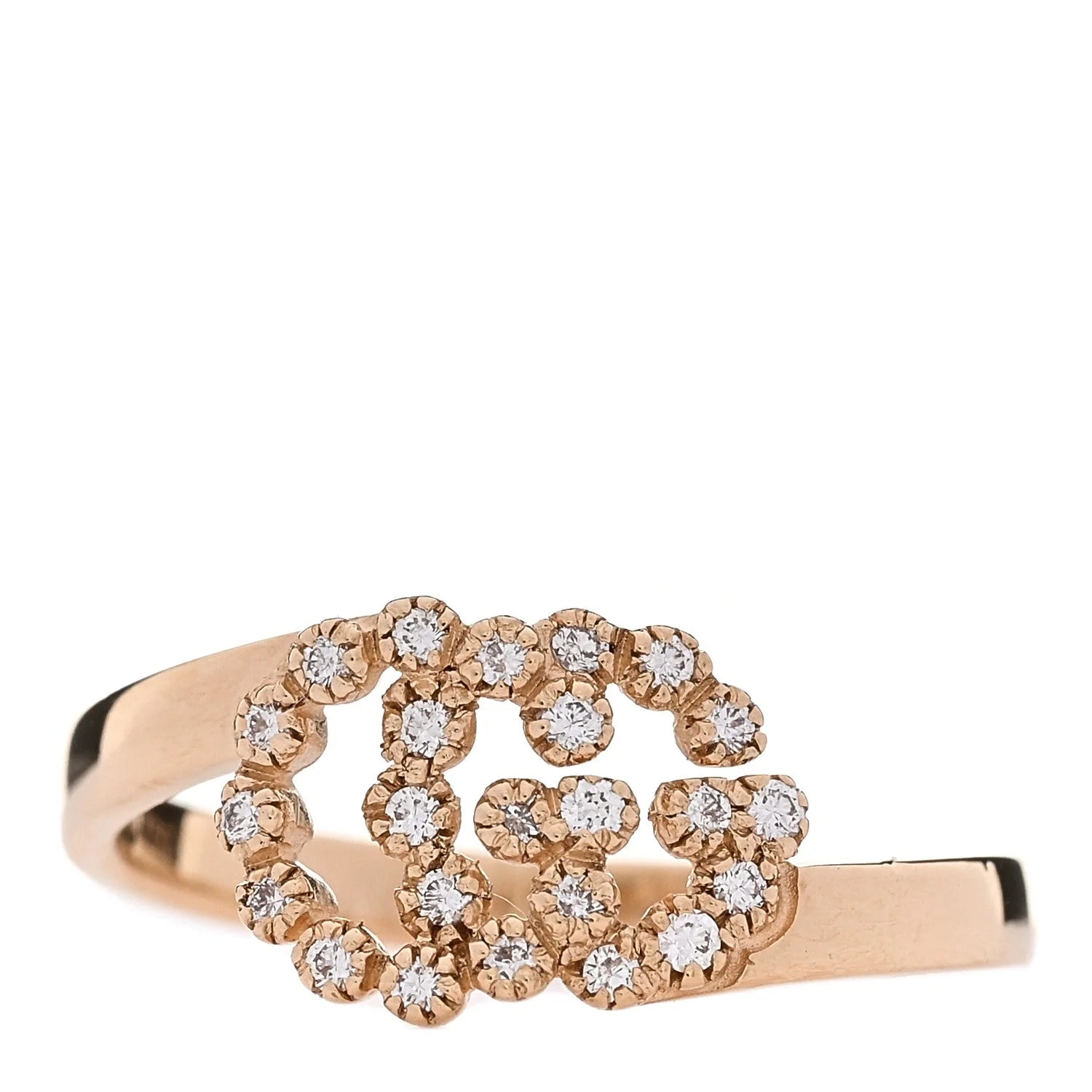 Gucci — 18K Yellow Gold Running Double G 50 5.5 — Jewelry — resale