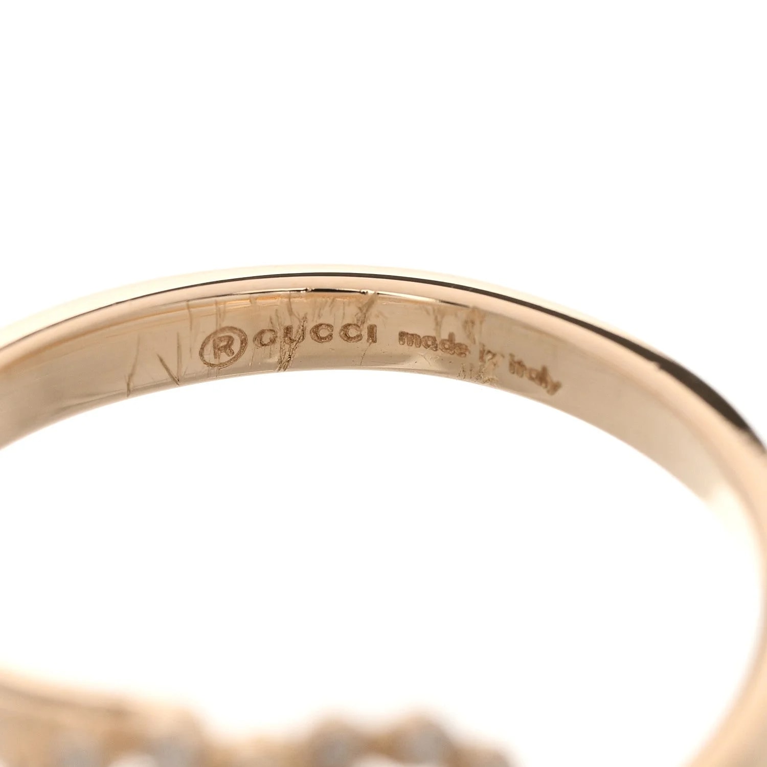 18K Yellow Gold Running Double G 50 5.5 4