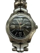 TAG Heuer — TAG Heuer Quartz Analog Stainless Steel BLK SLV SS WT1110 — Watch — resale