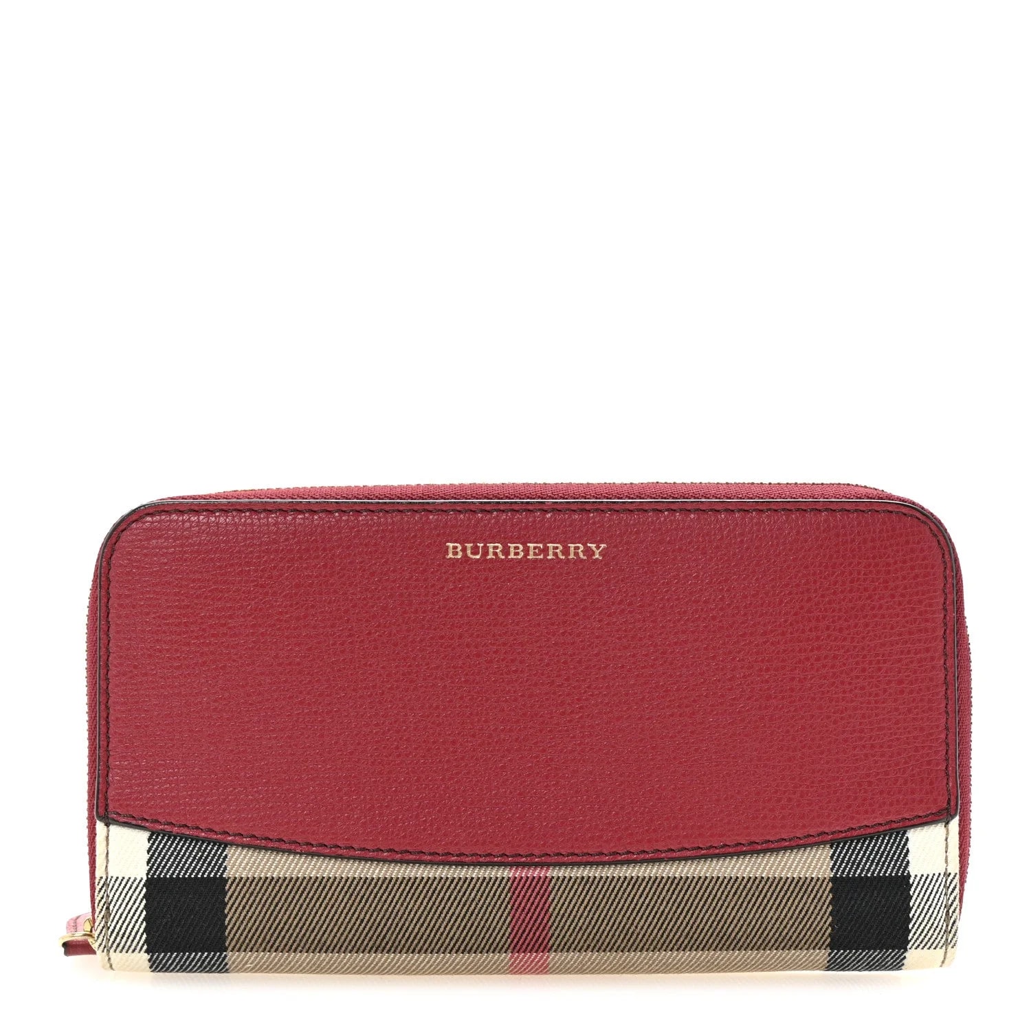 Burberry — Grainy Elmore Zip Around Wallet Russet — Accessory — resale