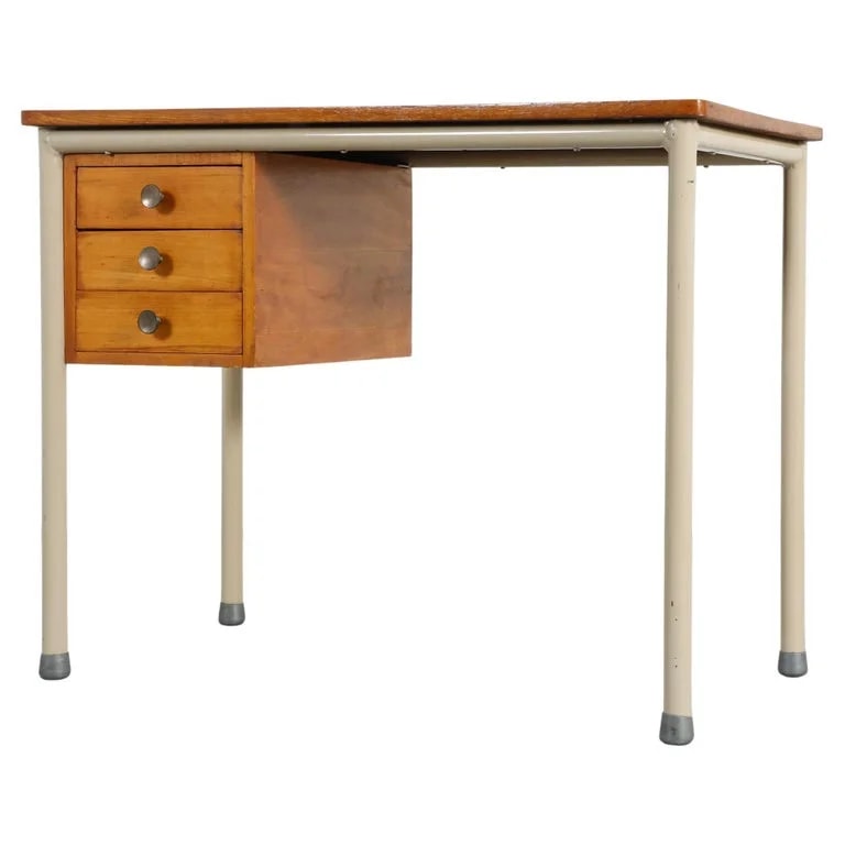 1950s Coen de Vries Style , , Enameled Tubular Metal — Furniture — resale
