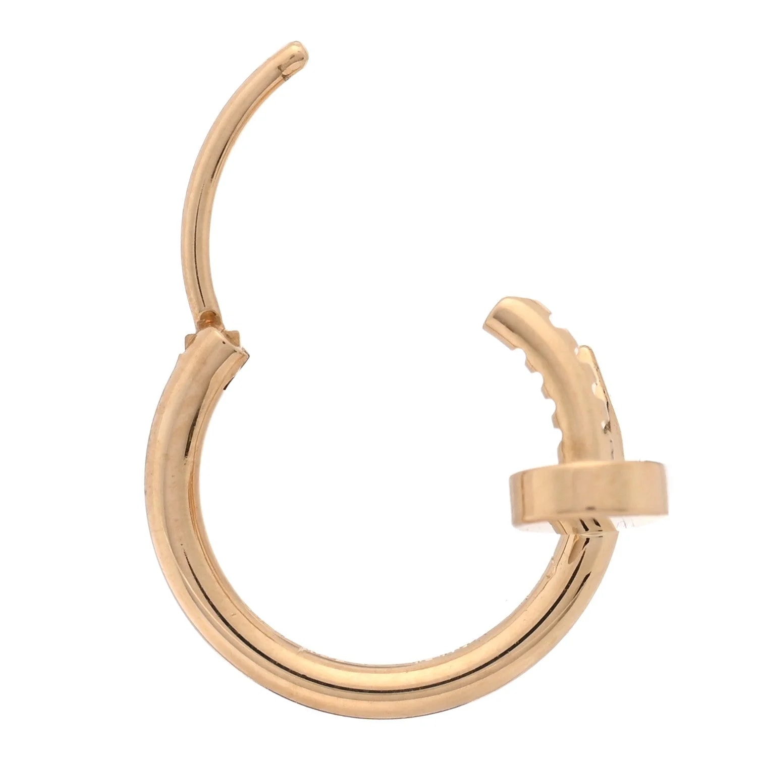 18K Yellow Gold Juste Un Clou Single Hoop 3