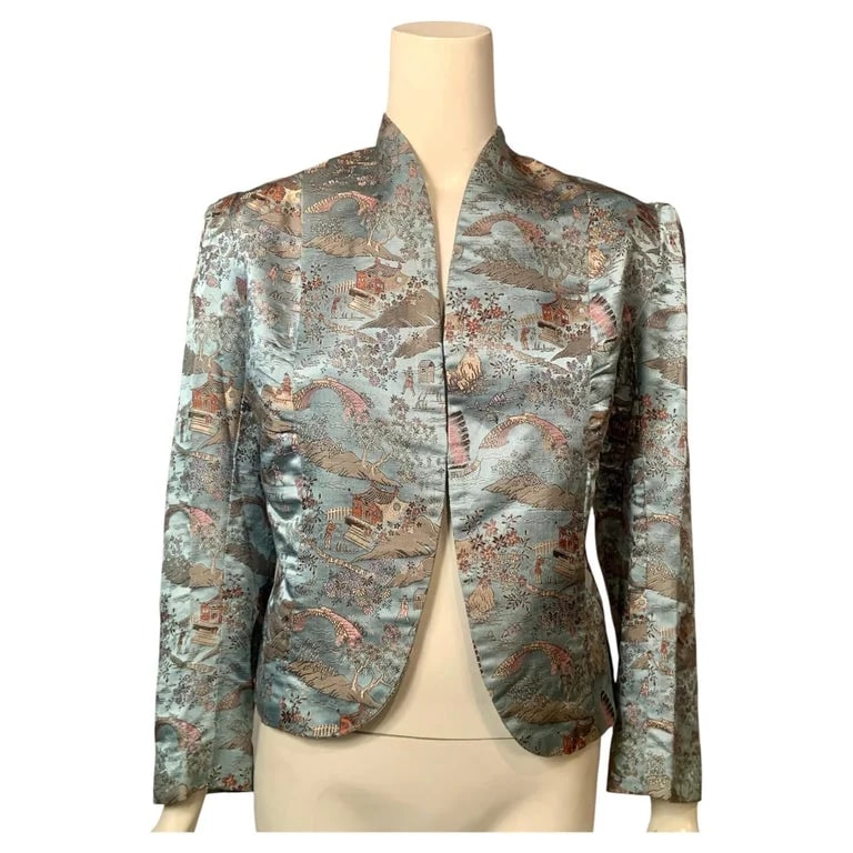 Woven — Japanese Pale Woven Jacket, Circa 1950 — Clothing — resale