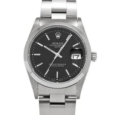 Rolex — Rolex Oyster Perpetual Date 15200 Black 728609 — Watch — resale