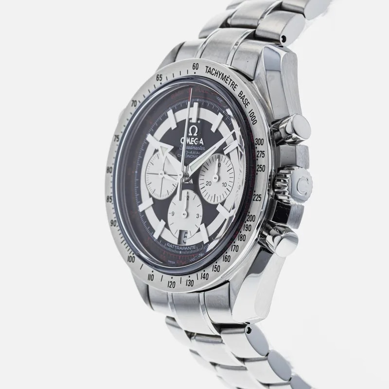 Omega Speedmaster Broad Arrow Rattrapante Panda Dial 3582.31.00 2