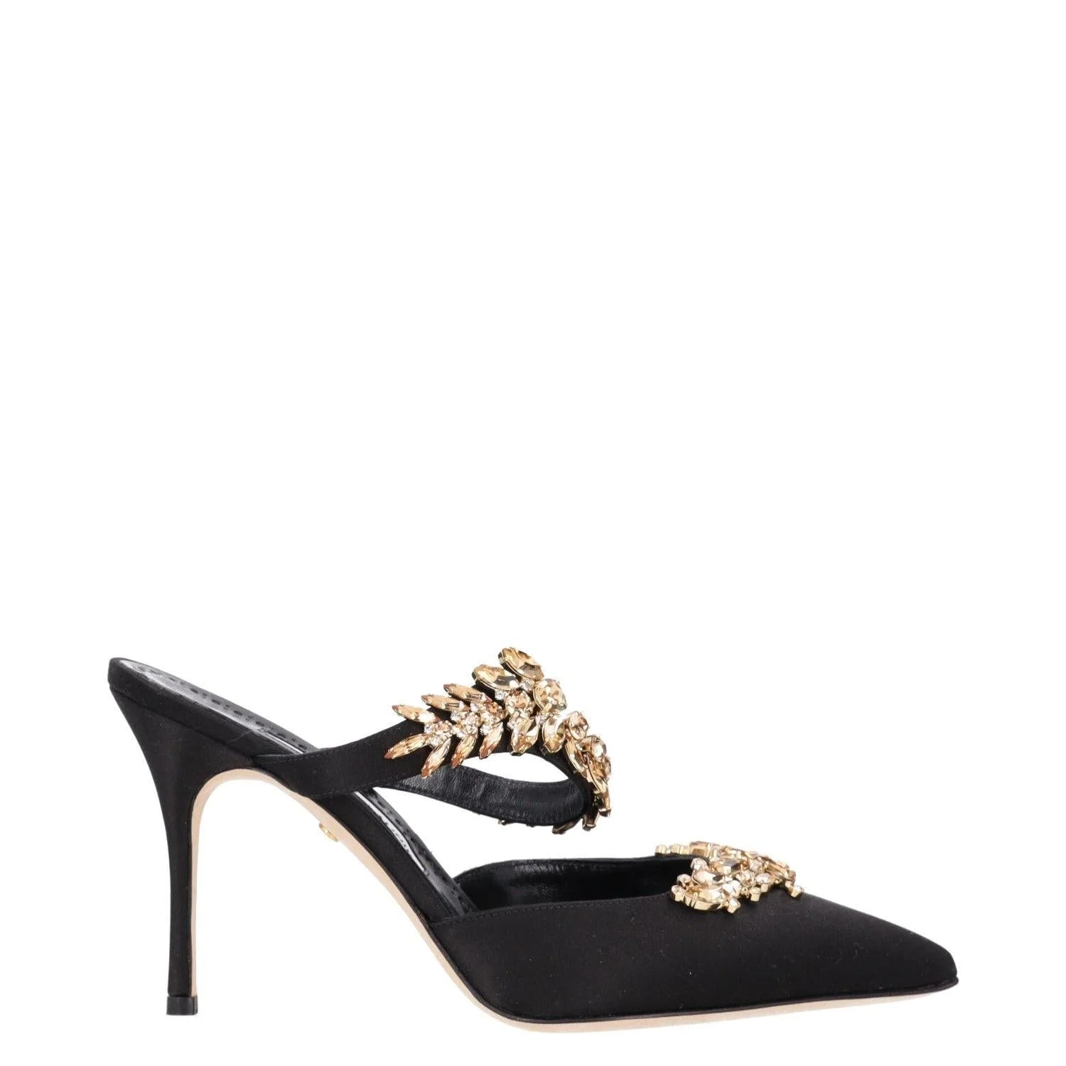 Manolo Blahnik Lurum 90MM Embellished Mules 2