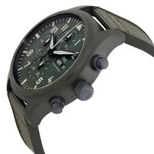 IWC Pilot Top Gun Woodland Chronograph Automatic Green Dial IW389106 2