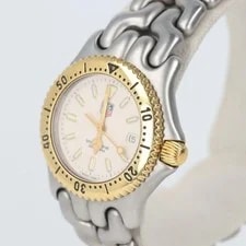 TAG Heuer S95.815 Professional 200M Stainless Steel/SS Ivory Dial Date 4