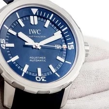 IWC Aquatimer IW328801 Stainless Steel Rubber 42mm Blue Dial Automatic #HDW369 4