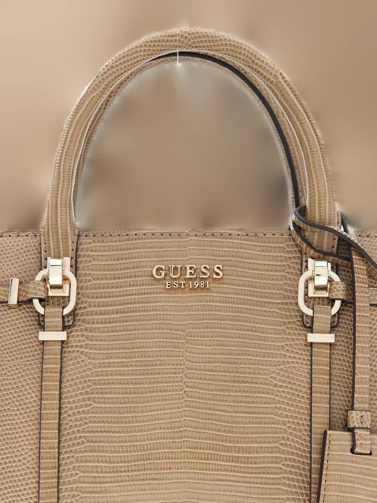 Guess -Embossed Top Handle — 3