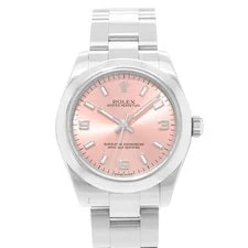 Rolex — Rolex Oyster Perpetual 31 177200 Pink Dial Steel Oyster Card 2015 — Watch — resale