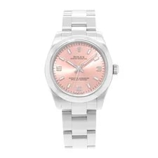 Rolex Oyster Perpetual 31 177200 Pink Dial Steel Oyster Card 2015 2