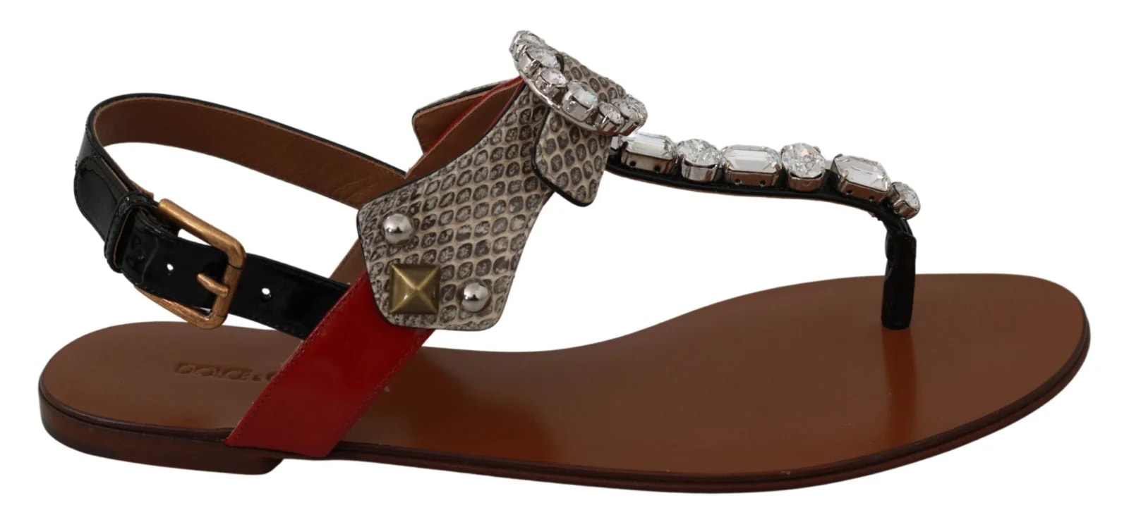 Dolce & Gabbana — Dolce & Gabbana Ayers Flip Flops — Designer Shoe — resale
