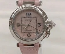 Cartier Pink 2377 Pasha C Christmas Limited Edition ' Analog 2