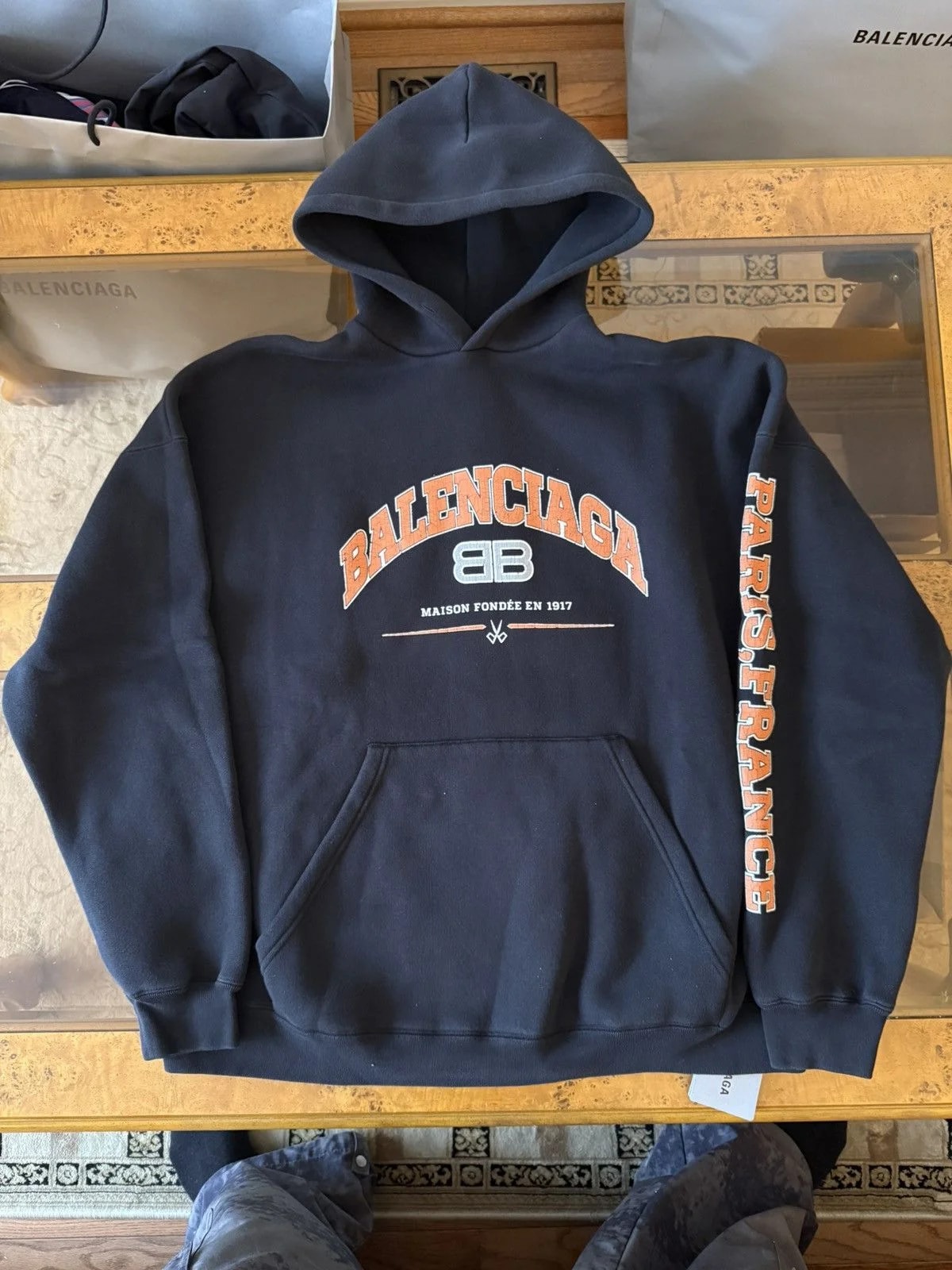 Balenciaga — Balenciaga Maison Wide Fit Hoodie — streetwear — resale