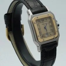 Cartier Santos Caree Quartz 29mm Steel/Gold 187901 3