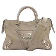 Balenciaga — Balenciaga 432831 Classic Metallic Edge City S Calf — Handbag — resale