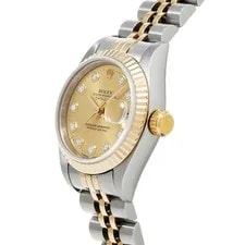 Rolex Datejust 69173G 26mm Stainless Steel Champagne #WW3605 2
