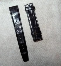 IWC Genuine Leather Strap 18mm To 16mm Thin Wrinkles 2
