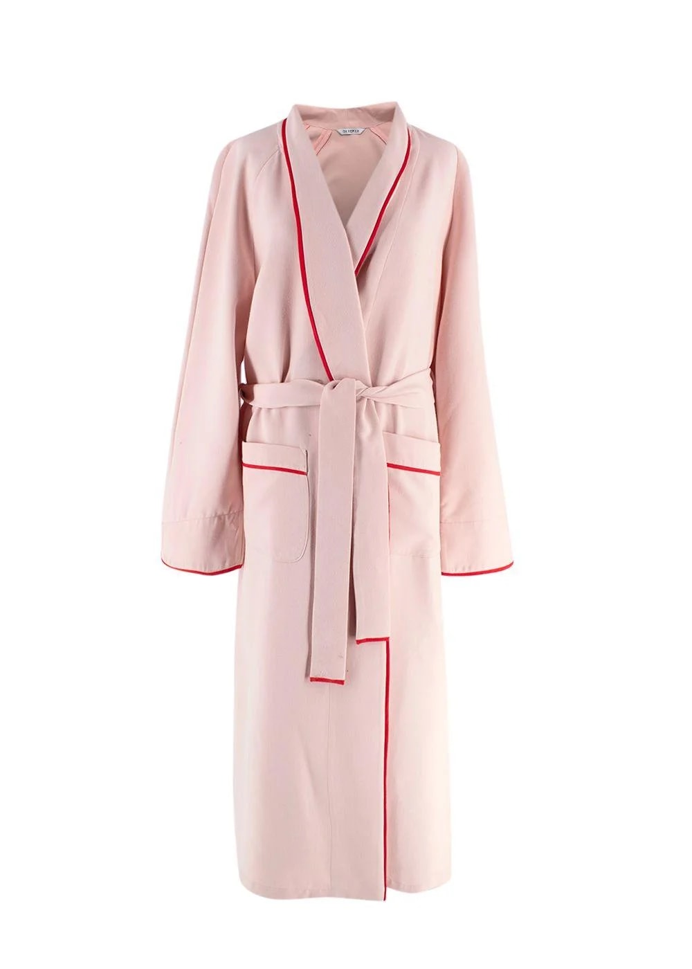 Sleeper and Trim Belted Stretch Robe 2
