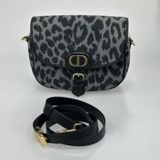 Dior Medium Bobby , Leopard Print , Saddle Style 2