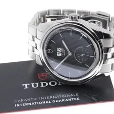 Tudor — Tudor Glamour 57100 42mm SS Black Dial Automatic Date #C223 — Watch — resale