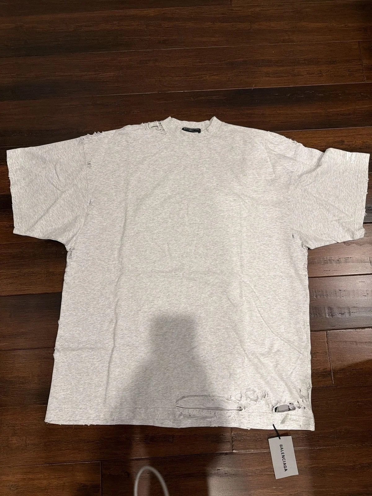 Balenciaga — Balenciaga Unfit Oversized Repaired T-Shirt — streetwear — resale