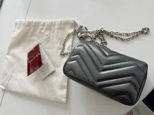 Gucci GG Marmont Mini in Metallic 3