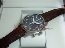 IWC — IWC Pilot's Spitfire Flyback Chronograph StainlessSteel Slate Dial 43mm IW387802 — Watch — resale