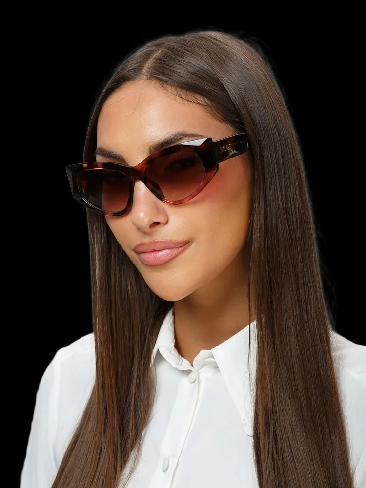 Just Cavalli Sjc169 -Tinted Cat-Eye Sunglasses — Acetate 2