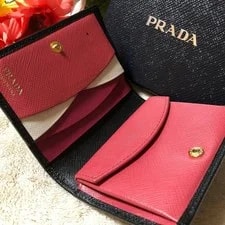Prada Wallet Folded Wallet From Japan 4