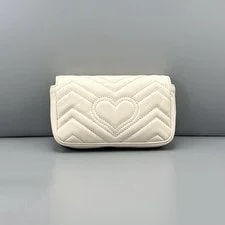 Authentic Gucci Mini Marmont Chevron Chain 2