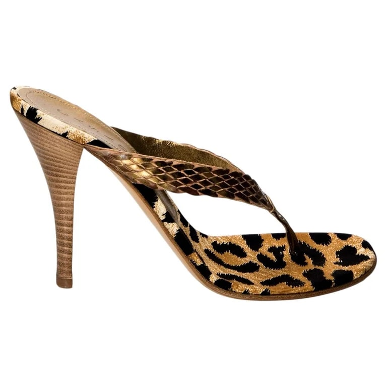 Casadei — Casadei Leopard Mules — Designer Shoe — resale