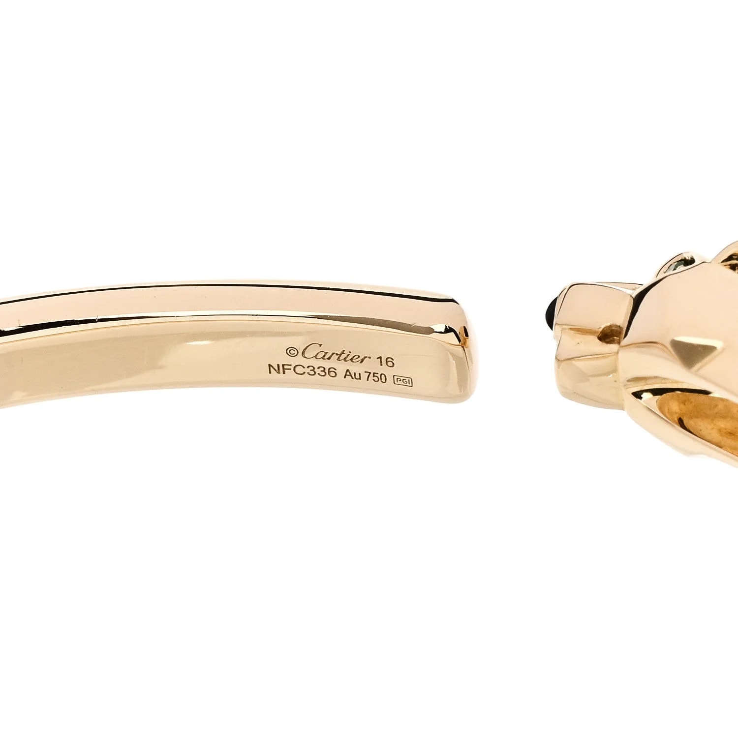 18K Yellow Gold Tsavorite Panthere de Cartier 16 4